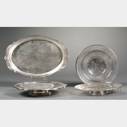 Four American Sterling Serving Dishes