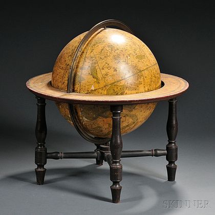 12-inch Celestial Globe Marked T. Harris & Son