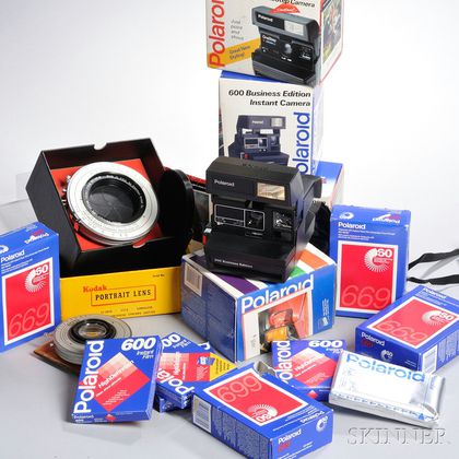 Four Polaroid 600 Cameras