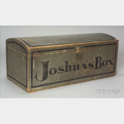 Painted Dome-top "Joshua's Box"