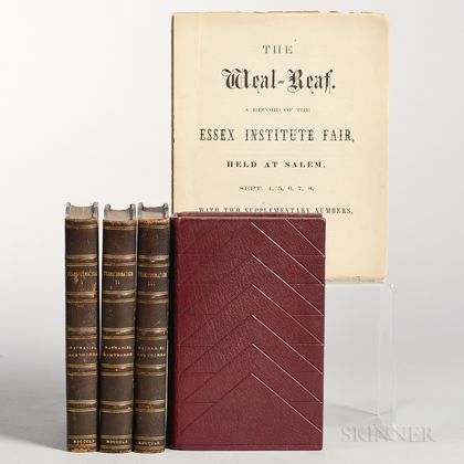 Hawthorne, Nathaniel (1804-1864) Five Volumes.