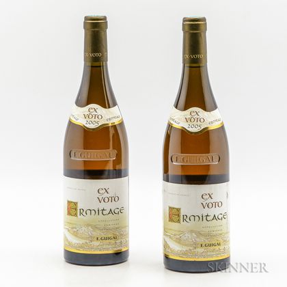 E. Guigal Ermitage Blanc Ex Voto 2005, 2 bottles 