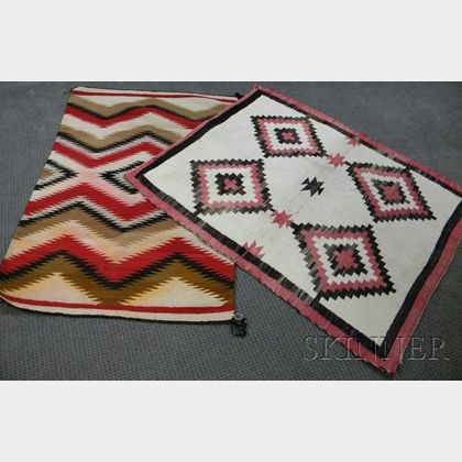 Two Native American Navajo Rugs