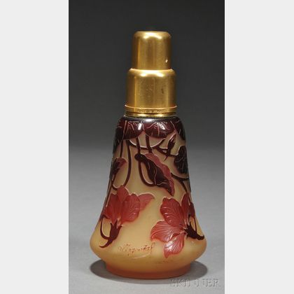 D'Argental Cameo Glass Perfume Lamp