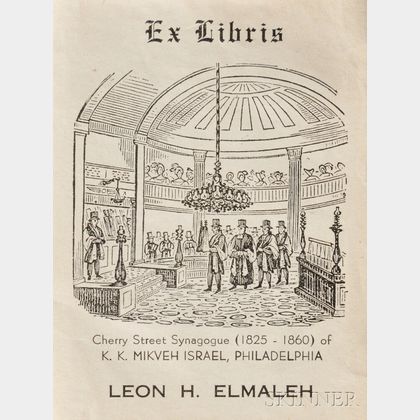 Collection of Eighty Jewish Ex-Libris