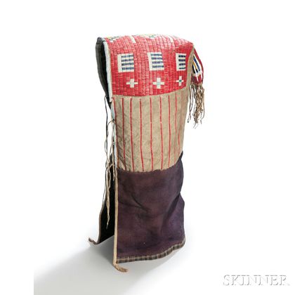Lakota Quill and Bead-decorated Cradle