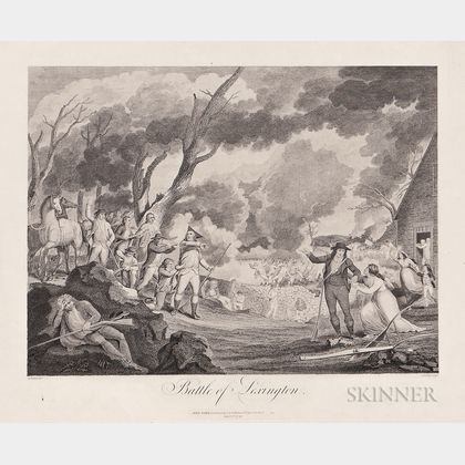 After Elkanah Tisdale (New York, act. 18th Century) Battle of Lexington
