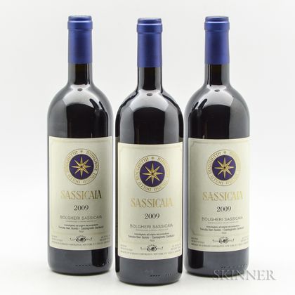 Tenuta San Guido Sassicaia 2009, 3 bottles 