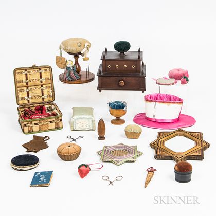 Group of Sewing-related Items