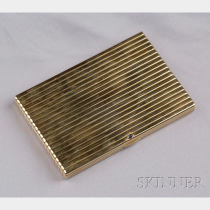 18kt Gold Cigarette Box, Cartier, 