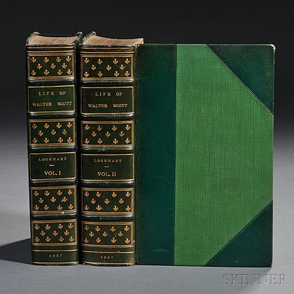 Lockhart, J.G., Memoirs of the Life of Sir Walter Scott, Bart. , Extra-illustrated.