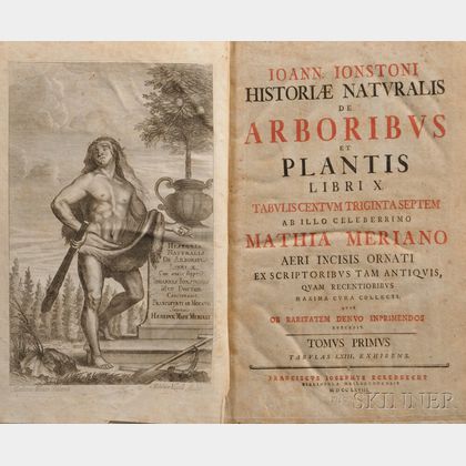 Jonstonus, Joannes (1603-1675) Historiae Naturalis de Arboribus et Plantis