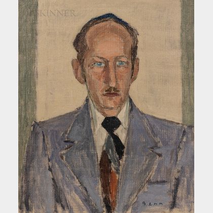 Ben Benn (American, 1884-1983) Portrait of a Man