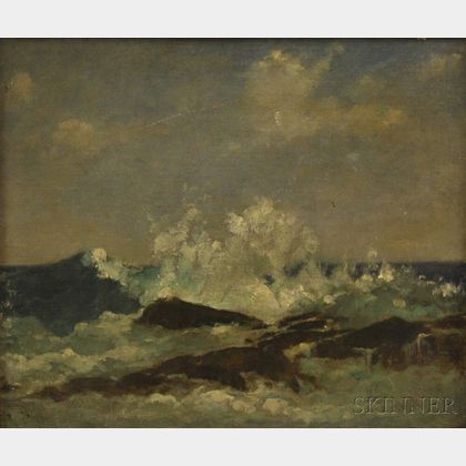 John Appleton Brown (American, 1844-1902) Storm, Isle of Shoals