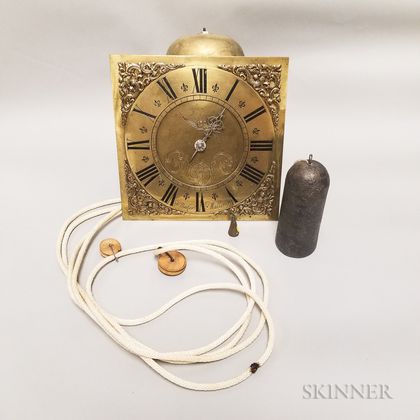 Thirty-hour Tall Clock Movement and Dial