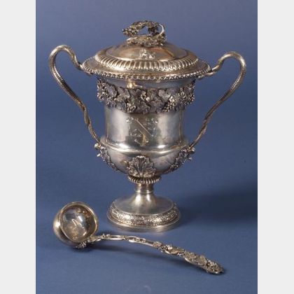 George IV Silver Loving Cup and Matching Ladle