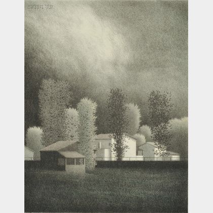 Robert Kipniss (American, b. 1931) Weather Moving Through.