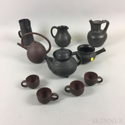 Ten Pottery Items