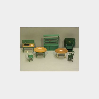 Tynie-Toy Dollhouse Kitchen Furniture