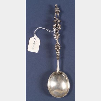 Continental Silver Figural Spoon