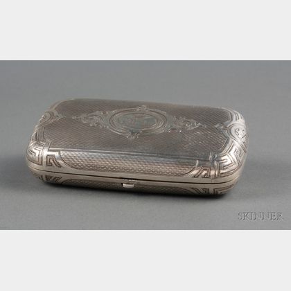 Russian Silver Cigarette Case