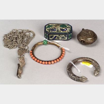 Five Pieces of Asian Jewelry Work