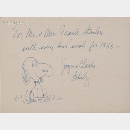 Charles M. Schulz (American, 1922-2000) Snoopy