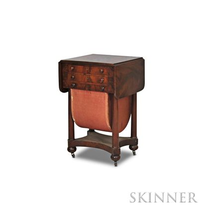 Classical Mahogany Sewing Stand