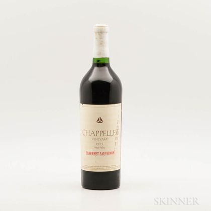 Chappellet Cabernet Sauvignon 1975, 1 bottle 