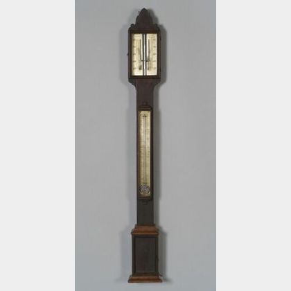 Gothic Rosewood Stick Barometer