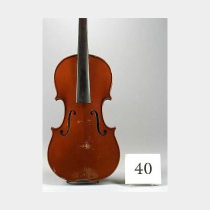 Modern French Violin, H. Emile Blondelet, Paris, 1924