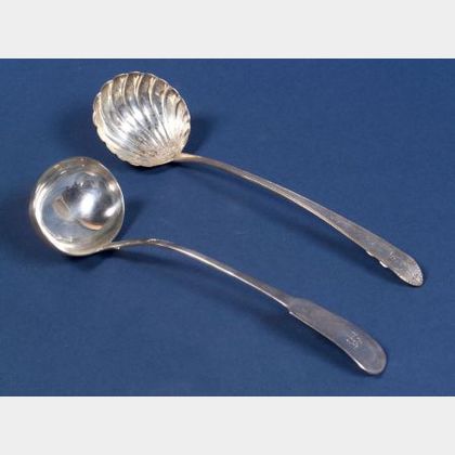 Two George III/IV Silver Ladles