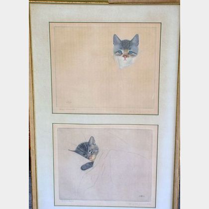 Two Chessie Cat Prints