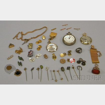 Group of Gentleman's Jewelry and Accessory Items