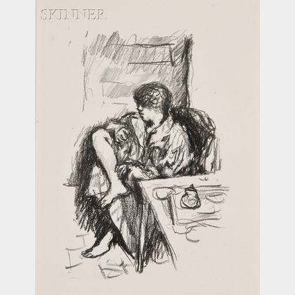 Pierre Bonnard (French, 1867-1947) La toilette assise