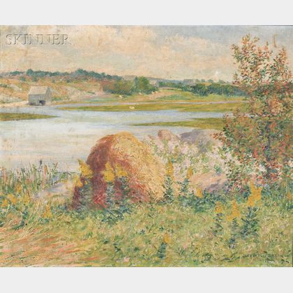 John Leslie Breck (American, 1860-1899) Marsh View