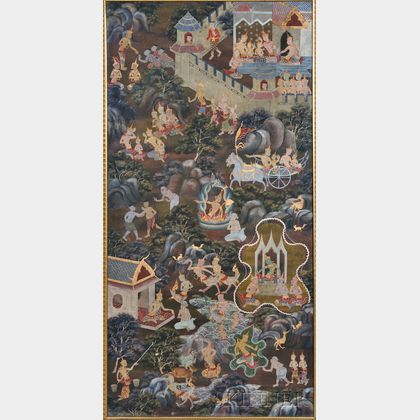 Painting of Jataka Buddhist Tales