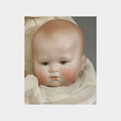 K&R Bisque Head Character Infant Doll