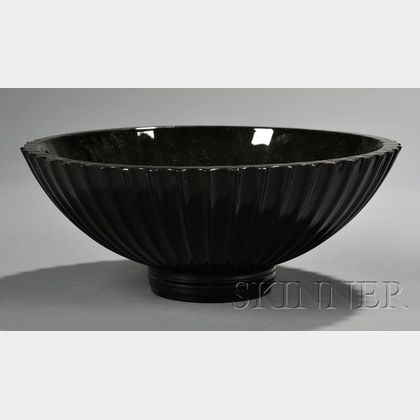 Wedgwood Norman Wilson Design Black Glazed Bowl