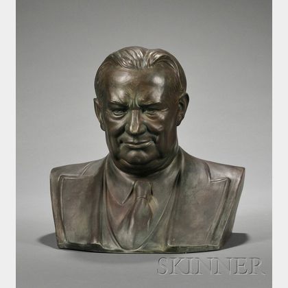 Wedgwood Arnold Machin Design Bust of Ernest Bevin