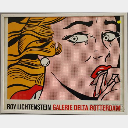 After Roy Lichtenstein (American, 1923-1997) Crying Girl (Roy Lichtenstein Galerie Delta Rotterdam)