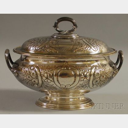 Elkington & Co. Silver-plated Two-handled Covered Tureen