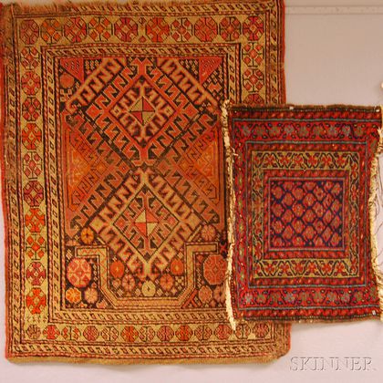 Two Oriental Rug Items