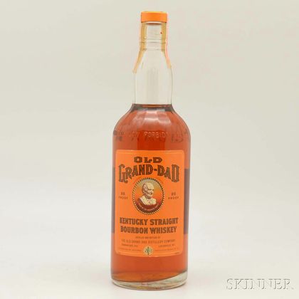 Old Grand Dad 4 Years Old, 1 4/5 quart bottle 