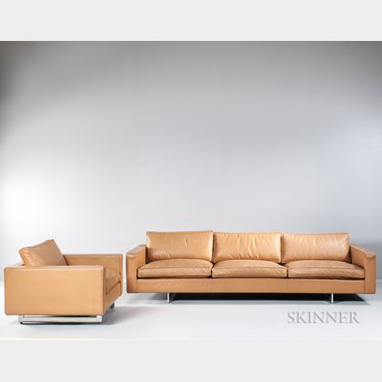 Jens Risom Design Inc. Sofa and Chair 