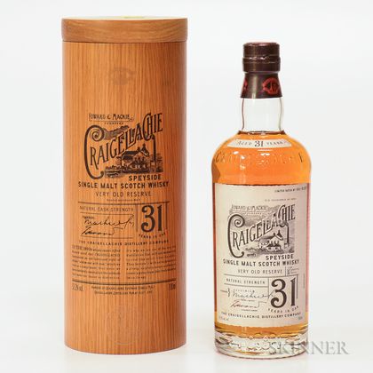 Craigellachie 31 Years Old, 1 70cl bottle (owc) 