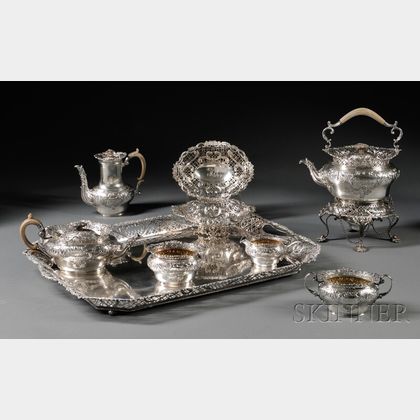 English Tea and Coffee Service Made for Tiffany & Co.