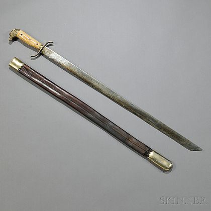 Eagle Pommel Short-sword with Scabbard