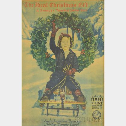 Framed Shirley Temple Snowsuit Poster