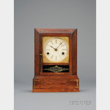 Rosewood Cottage Clock, J. J. Beals & Co.